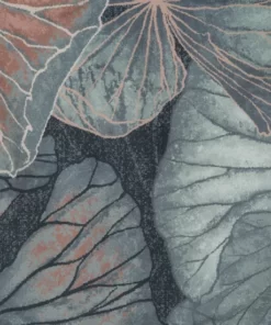 Alternative view of Pościel Eurofirany Premium - beżowo szara w liście