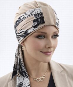 Turban Wiola z szarfą s-79