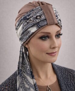Turban Wiola z szarfą ch-40