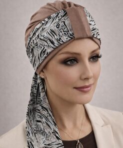 Turban Wiola z szarfą s-101