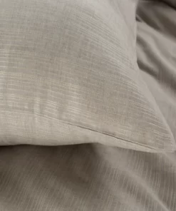 Alternative view of Pościel szaro beżowa - Premium - z błyszczącą nitką