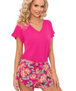 krótka piżama damska donna floris