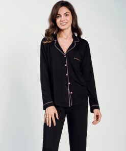 rozpinana koszulowa piżam damska