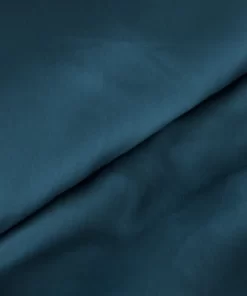 Alternative view of Gładka granatowa pościel z satyny bawełnianej