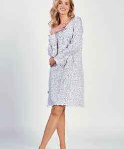 koszula nocna bawełniana długi rękaw