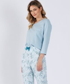 Piżama damska M-max Zaida 1483 morski lazur