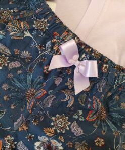 piękna piżama damska granat wrzos