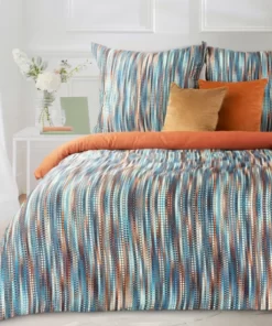 kolorowa pościel w paski