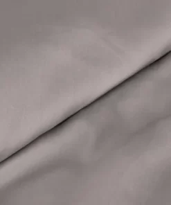 Alternative view of Gładka szara pościel z satyny bawełnianej Eurofirany