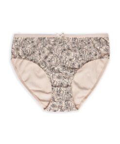 Alternative view of Figi damskie Majtki Lama zestaw 3 szt. beżowo kremowe