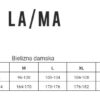 tabela rozmiarów majtki damskie lama figi damskie rozmiary