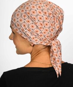 morelowa chustka na głowę