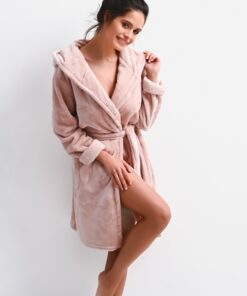 puszysty szlafrok damski sensis