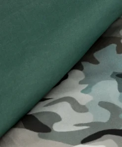 Alternative view of Zielono szara pościel w duże kwiaty – Eurofirany Premium