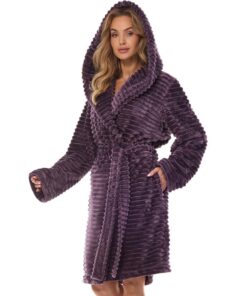 szlafrok damski ciepły elegancki