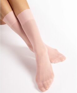 Skarpetki damskie Fiore Foxtrot 20 den różowe