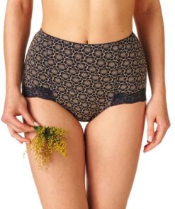 Alternative view of Figi damskie eleganckie majtki Key pakiet 2 szt. Beż i czarny