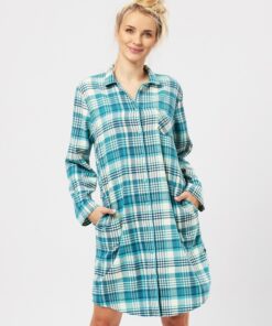 rozpinana koszula nocna key flanela