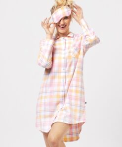 koszula nocna na guziki