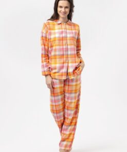 piżam damska flanela rozpinana