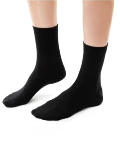 Alternative view of Kaszmirowe Skarpetki damskie nieuciskające czarne