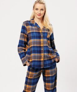 piżama damska rozpinana flanela