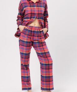 piżama damska flanelowa