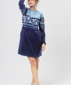 polarowa koszula nocna