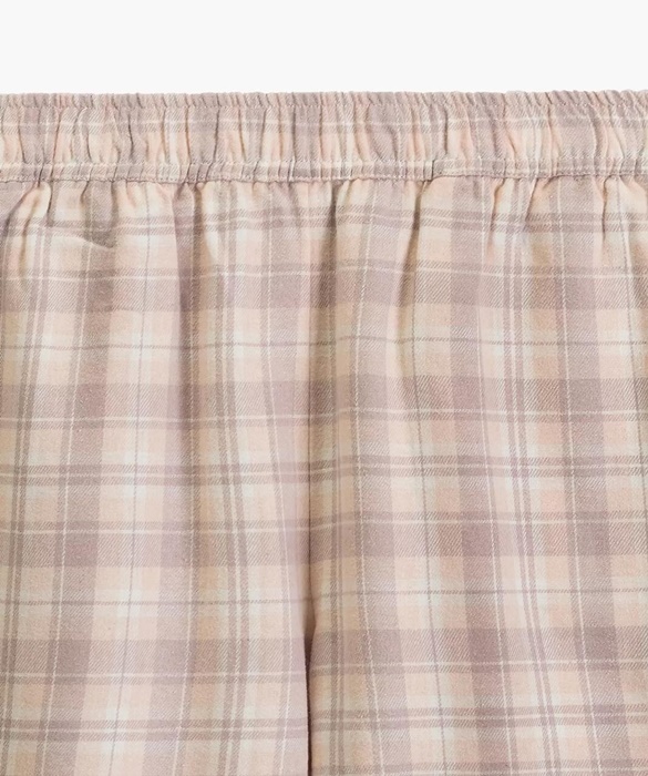 Piżama damska Atlantic długi rękaw Flanela bawełniana ecru - obrazek 5