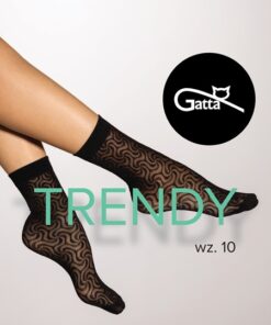 Alternative view of Skarpetki damskie eleganckie Gatta Trendy-10 czarne 20 den