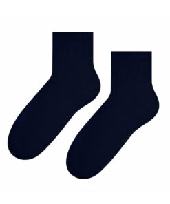 Skarpetki damskie bawełniane Gładkie Nieuciskające czarne