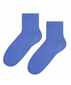 Skarpetki damskie bawełniane Gładkie Nieuciskające jeans