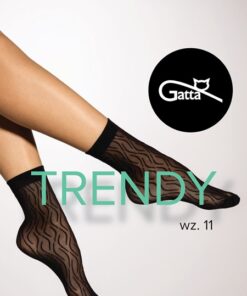 Alternative view of Skarpetki damskie eleganckie Gatta Trendy-11 czarne 20 den