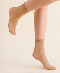 Skarpetki damskie eleganckie Gabriella Ebi 20 den beżowe