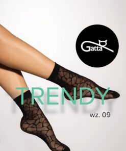 Alternative view of Skarpetki damskie eleganckie Gatta Trendy-9 czarne 20 den