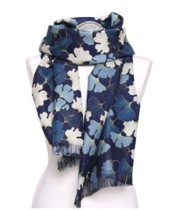 szal damski niebieski