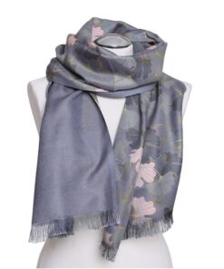 szal damski szary