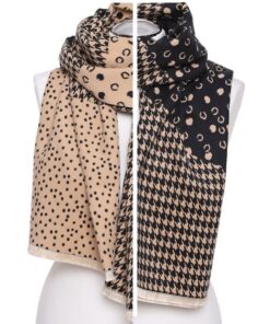 dwustronny szal damski