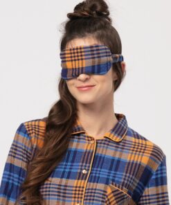 Opaska na oczy do spania KEY LHO 881 niebieska