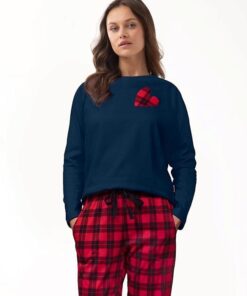 świąteczna bawełniana piżama