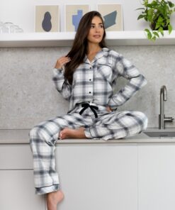 piżama damska rozpinana elegancka