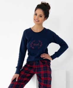 piżama damska sensis flanela