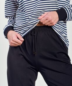 piżama damska granatowa