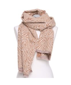 szal damski kremowy