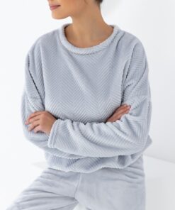 piękna gruba ciepła piżama damska