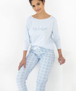 piżama damska niebieska