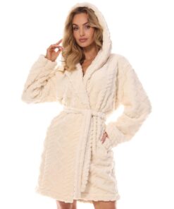 szlafrok damski ciepły gruby