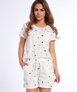 piżama damska krótka