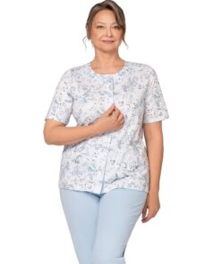 piżama damska rozpinana martel jasno niebieska