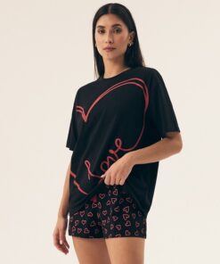 krótka pizama damska